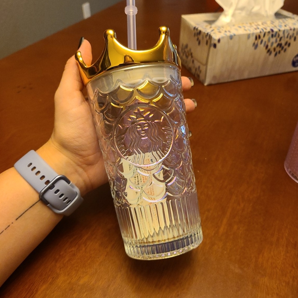 Starbucks glass tumbler